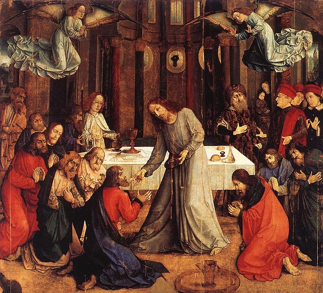 Justus van Gent The Institution of the Eucharist